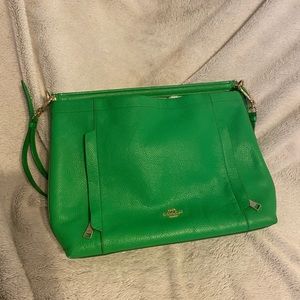 Green Coach Purse